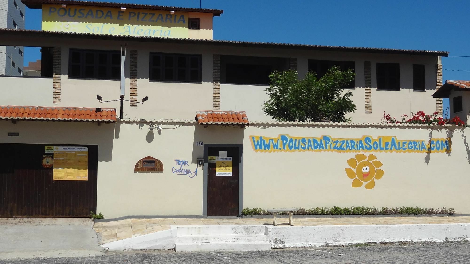Pousada E Pizzaria Sol E Alegria 포르탈레자 외부 사진